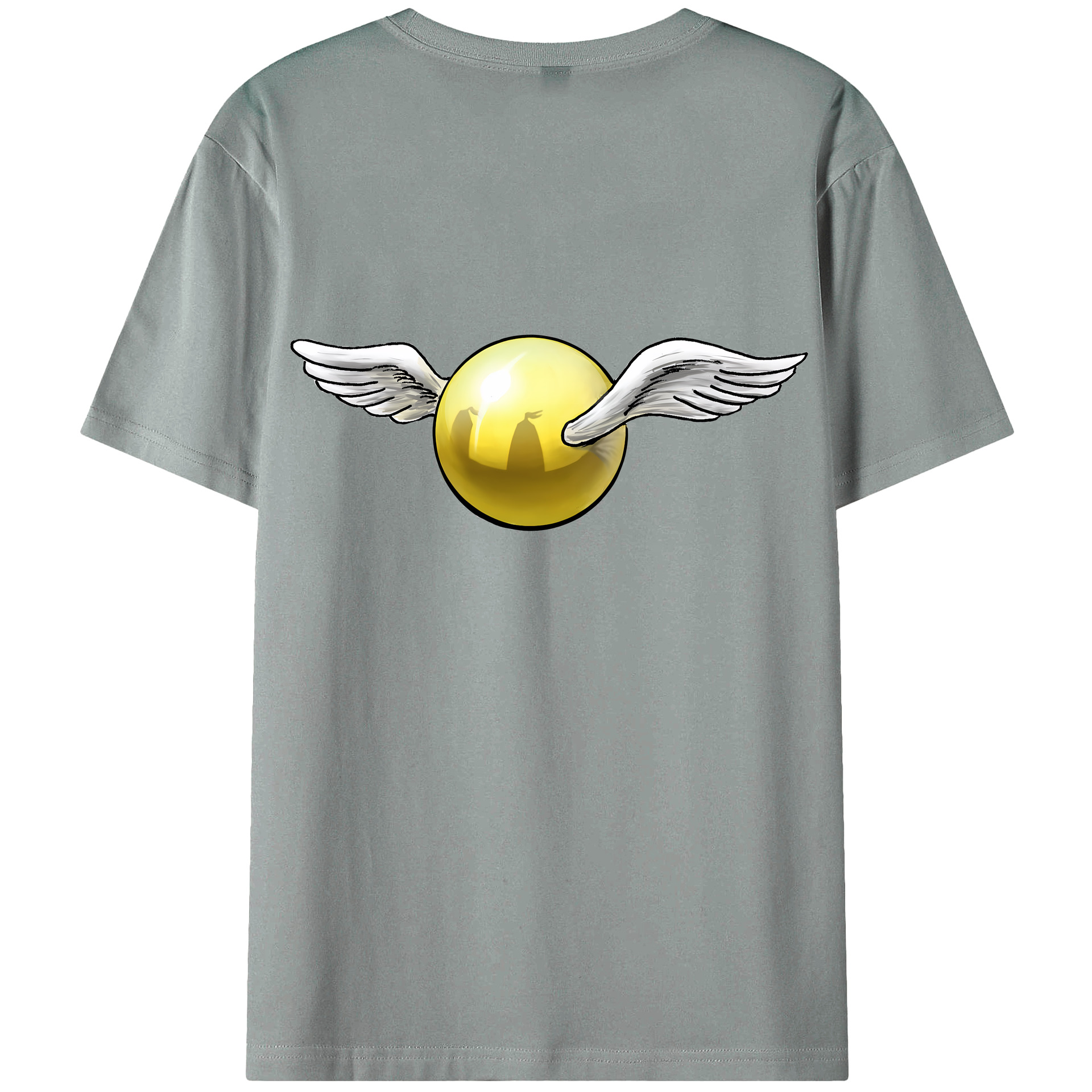 （画像用） Harry Potter ハリー・ポッターシリーズ 綿100％ メンズ半袖Tシャツ（バックプリント） 通気性